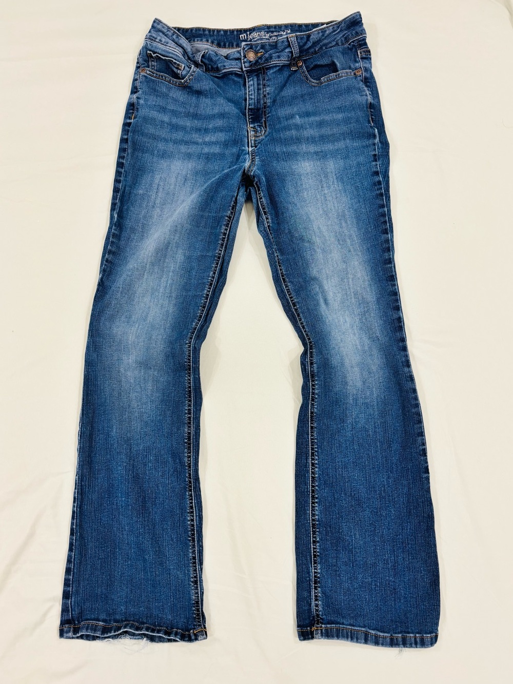 m jeans by maurices Classic Stretch High-Rise Curvy Bootcut Jeans Size 14 Reg